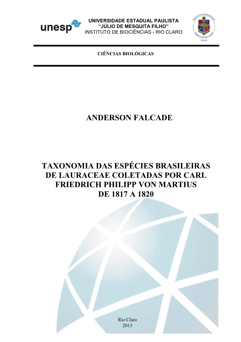 Taxonomia Das Espécies Brasileiras De Lauraceae Coletadas Por Von