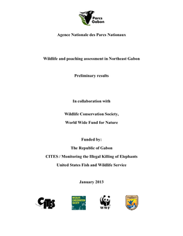 Agence Nationale Des Parcs Nationaux Wildlife and Poaching
