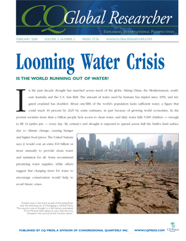 Looming Water Crisis IS the WORLD RUNNING out of WATER?