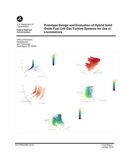 Prototype Design and Evaluation of Hybrid Solid Oxide Fuel Cell Gas Turbine Systems for Use in Locomotives DTFR53-15-C-00024 6