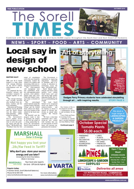 The Sorell Times, October 2019, P. 8