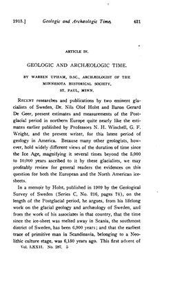 Bibliotheca Sacra 72 No. 287 (1915): 421-432