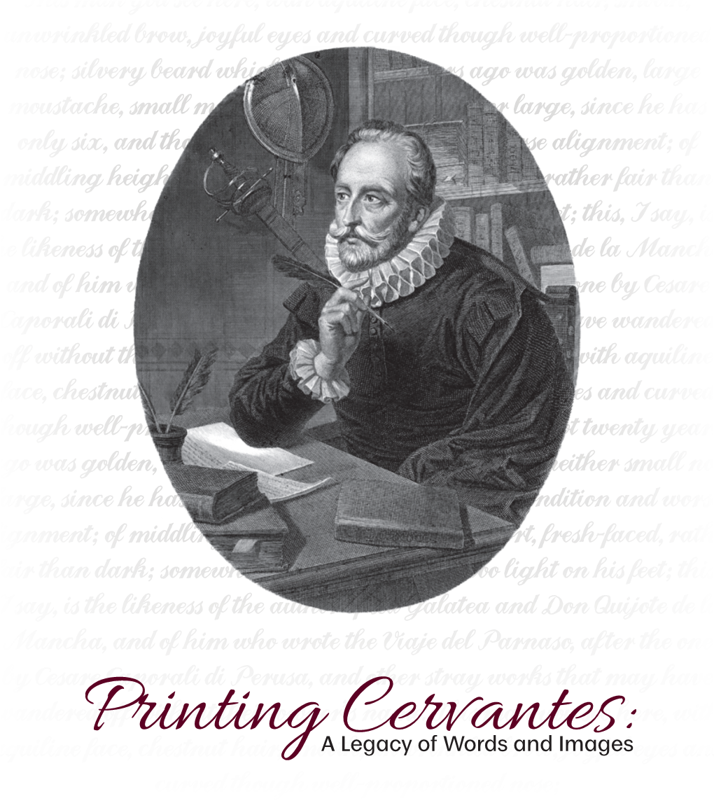 Exhibition Booklet, Printing Cervantes