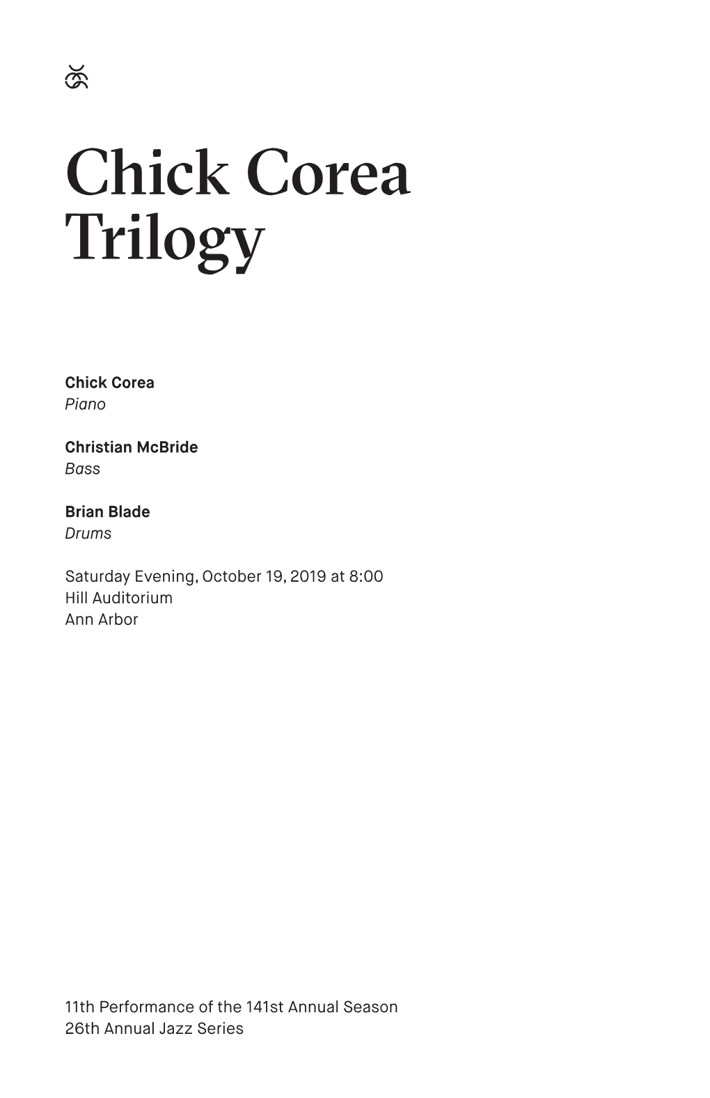 Chick Corea Trilogy