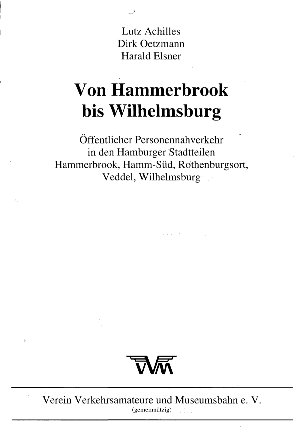 Von Hammerbrook Bis Wilhelmsburg