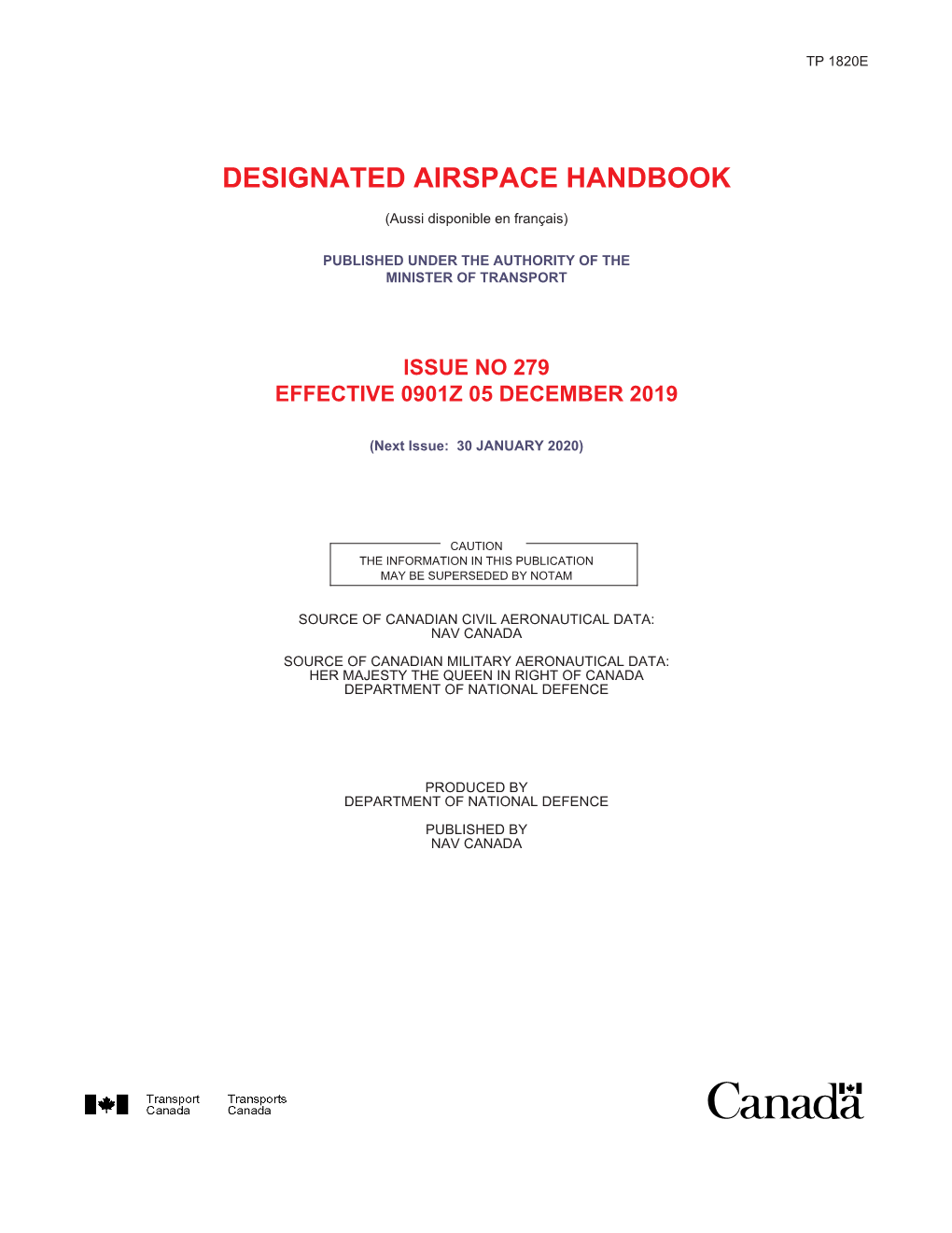 Designated Airspace Handbook