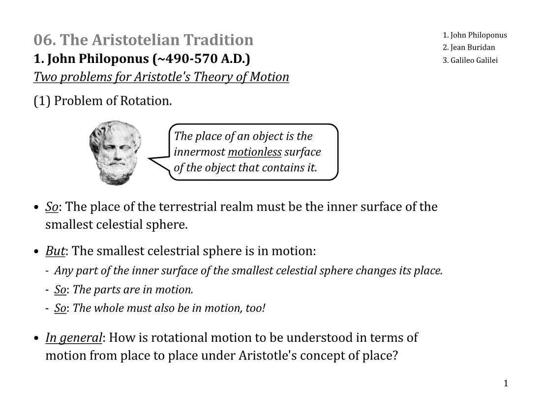 06. the Aristotelian Tradition 2