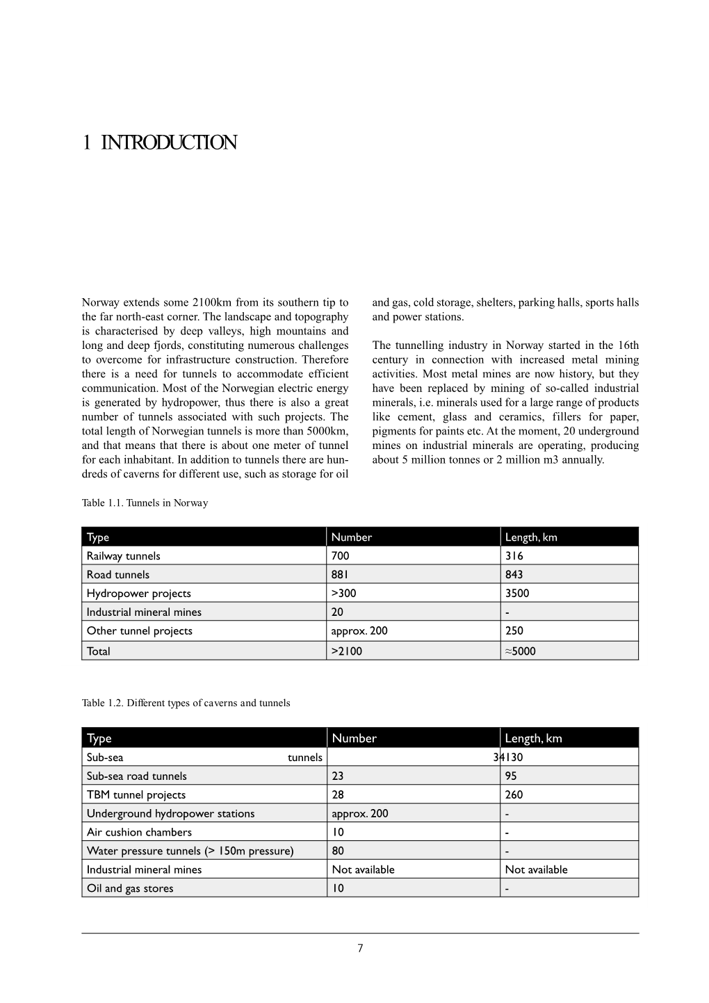 Report 14 Norwegian Tunnelling