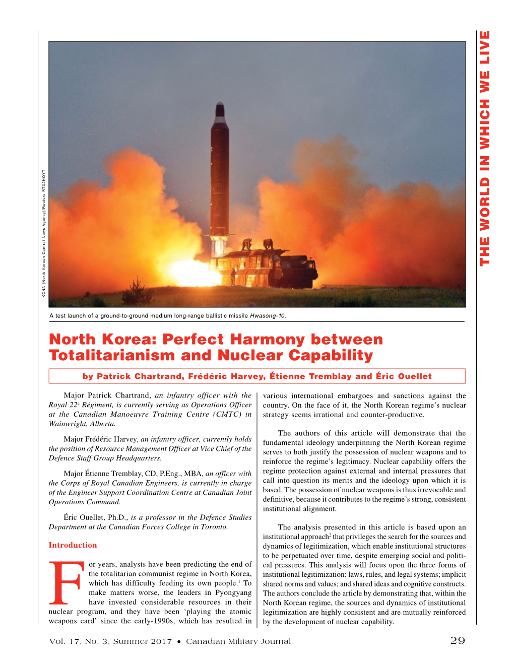 North Korea: Perfect Harmony Between Totalitarianism and Nuclear Capability