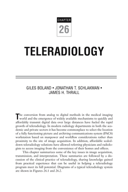 Teleradiology