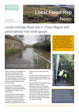Local Flood Rep News Spring 2019