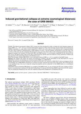 The Case of GRB 090423 R