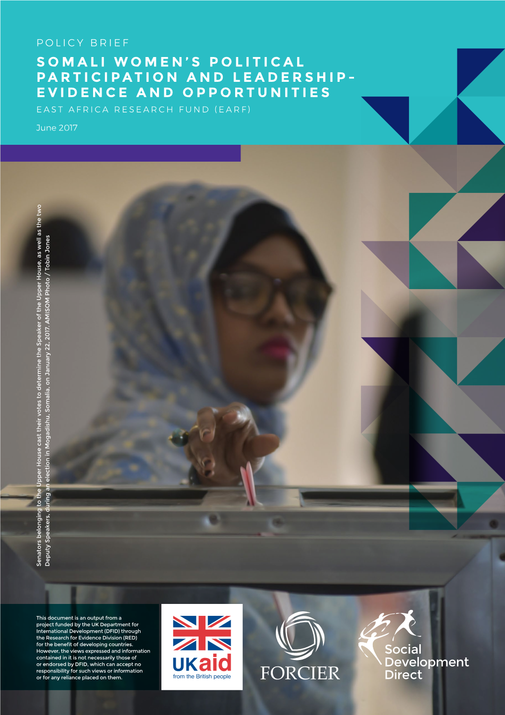 Somali Women's Political Participation and Leadership- Evidence And