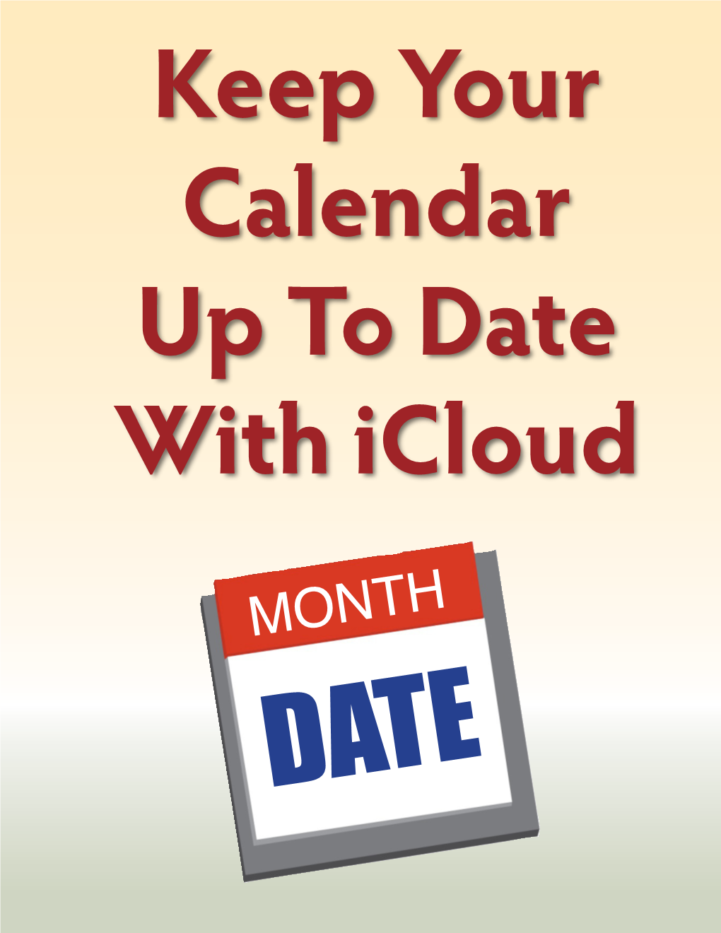 Keep Your Calendar up to Date with Icloud