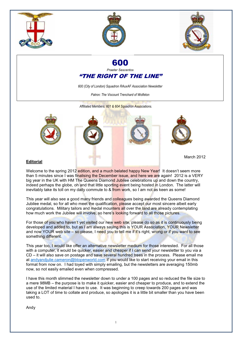 600 (City of London) Squadron Association