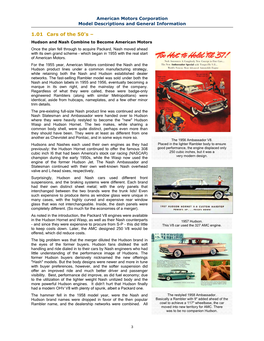 1.01 Cars of the 50'S –