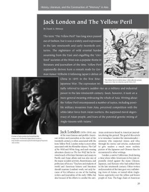 Jack London and the Yellow Peril