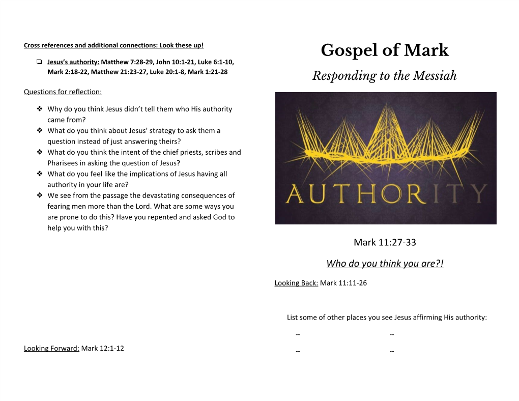 Gospel of Mark