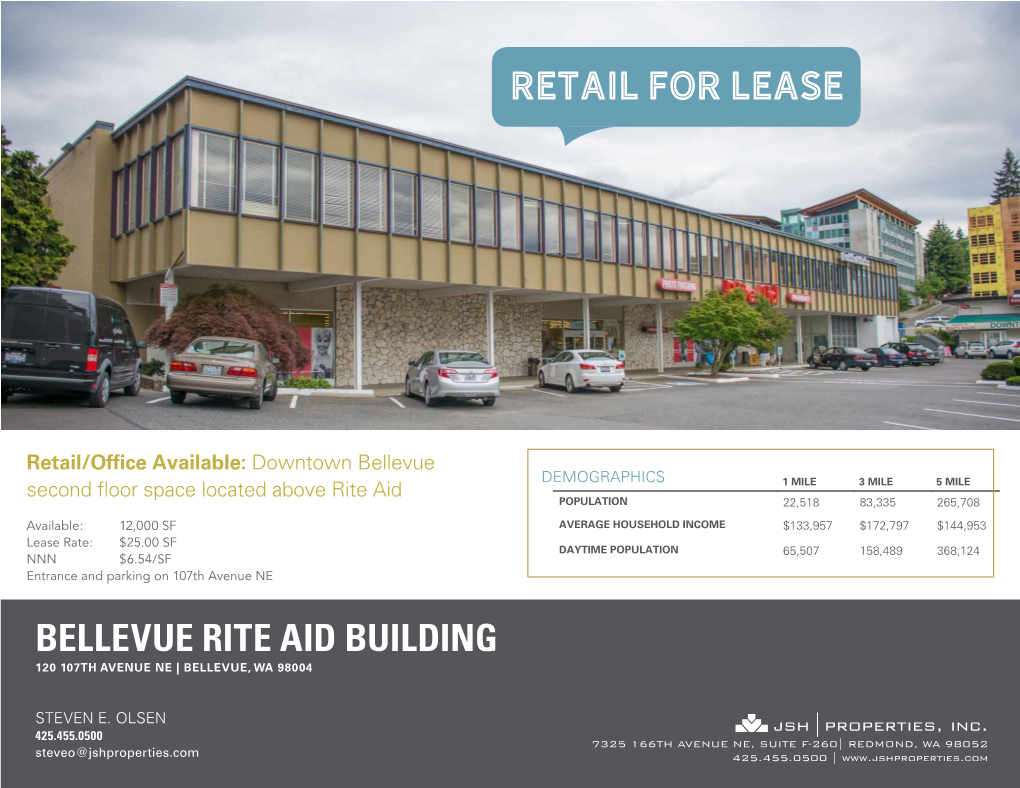 BELLEVUE RITE AID BUILDING Retail for Lease