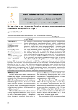 Jurnal Kedokteran Dan Kesehatan Indonesia