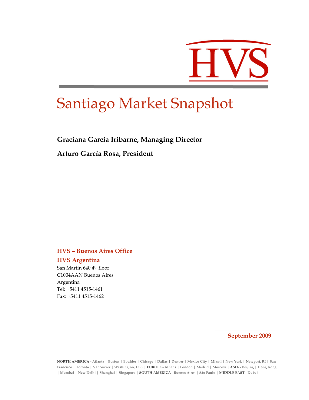 Santiago Market Snapshot