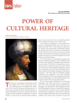 Power of Cultural Heritage