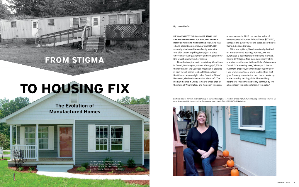 From Stigma to Housing Fix: the Evolution of Manufactured Homes