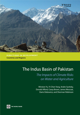 Indus River Watershed—Economic Conditions