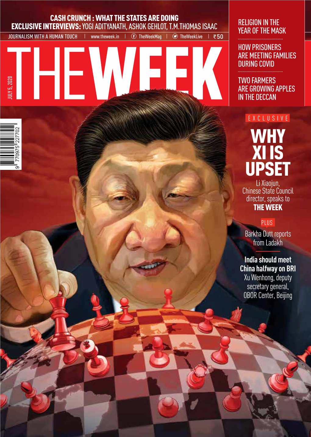 WHY XI IS UPSET Li Xiaojun, Chinese State Council Director, Speaks to the WEEK