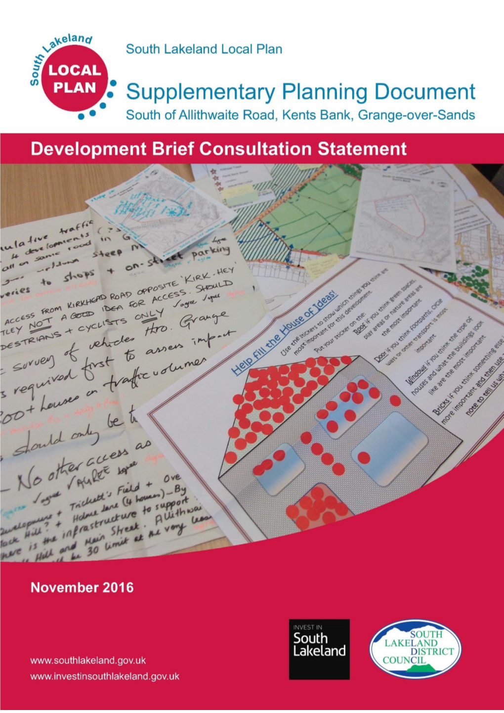 Land South of Allithwaite Road, Kents Bank Consultation Statement, November 2016
