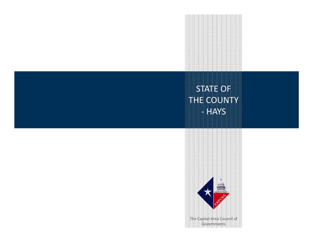 State of the County ‐ Hays