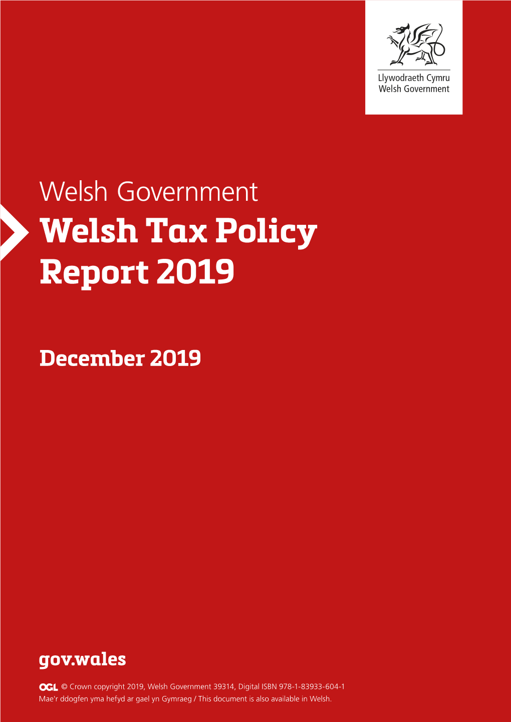 Welsh Tax Policy Report 2019