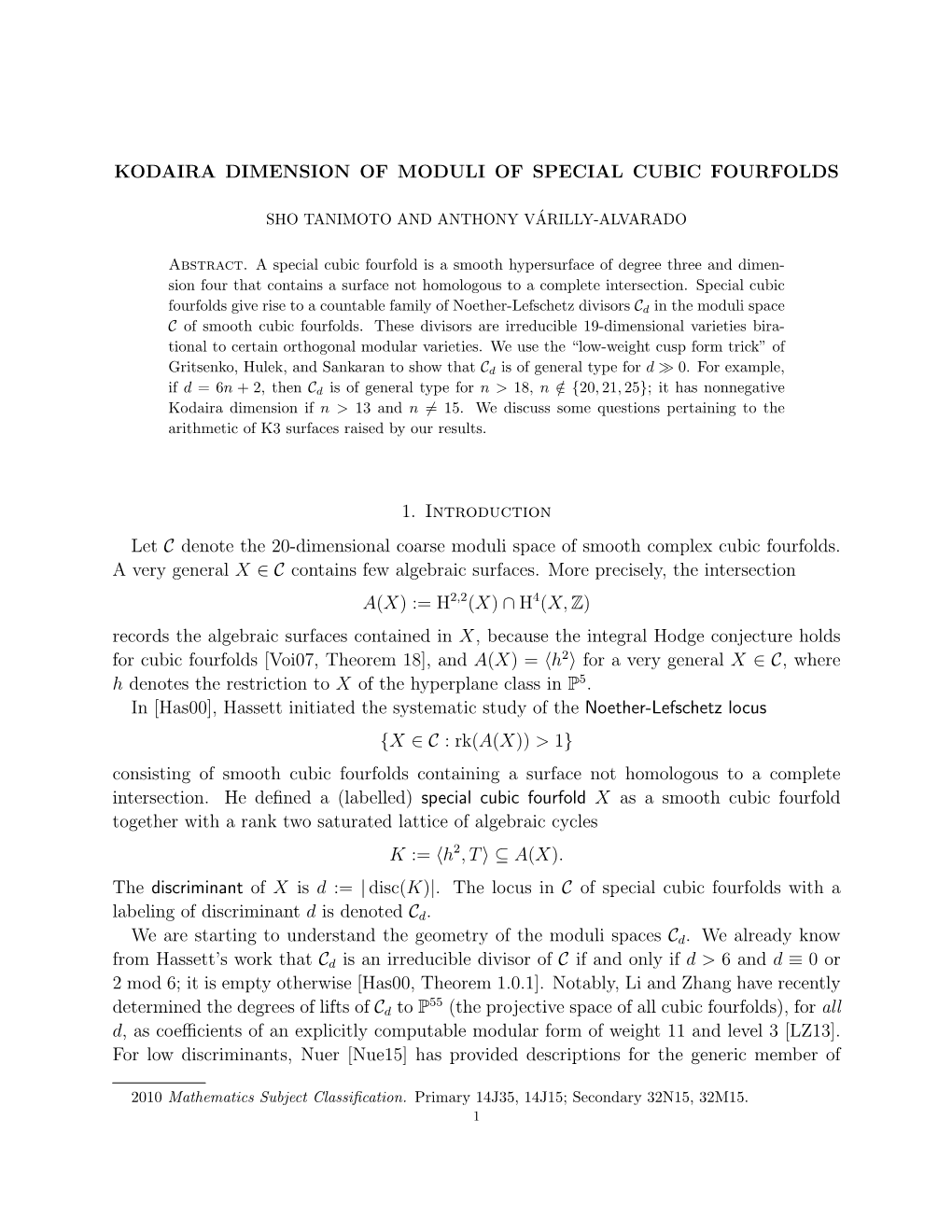 Kodaira Dimension of Moduli of Special Cubic Fourfolds