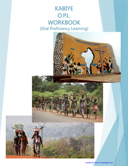 Peace Corps Kabiye Opl Workbook