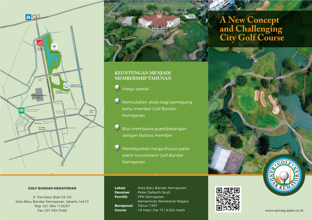 A New Concept and Challenging City Golf Course