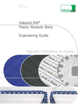 Habasitlink Plastic Modular Belt Engineering Guide