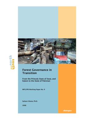 Forest Governance in Transition