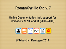 Romancyrillic Std V