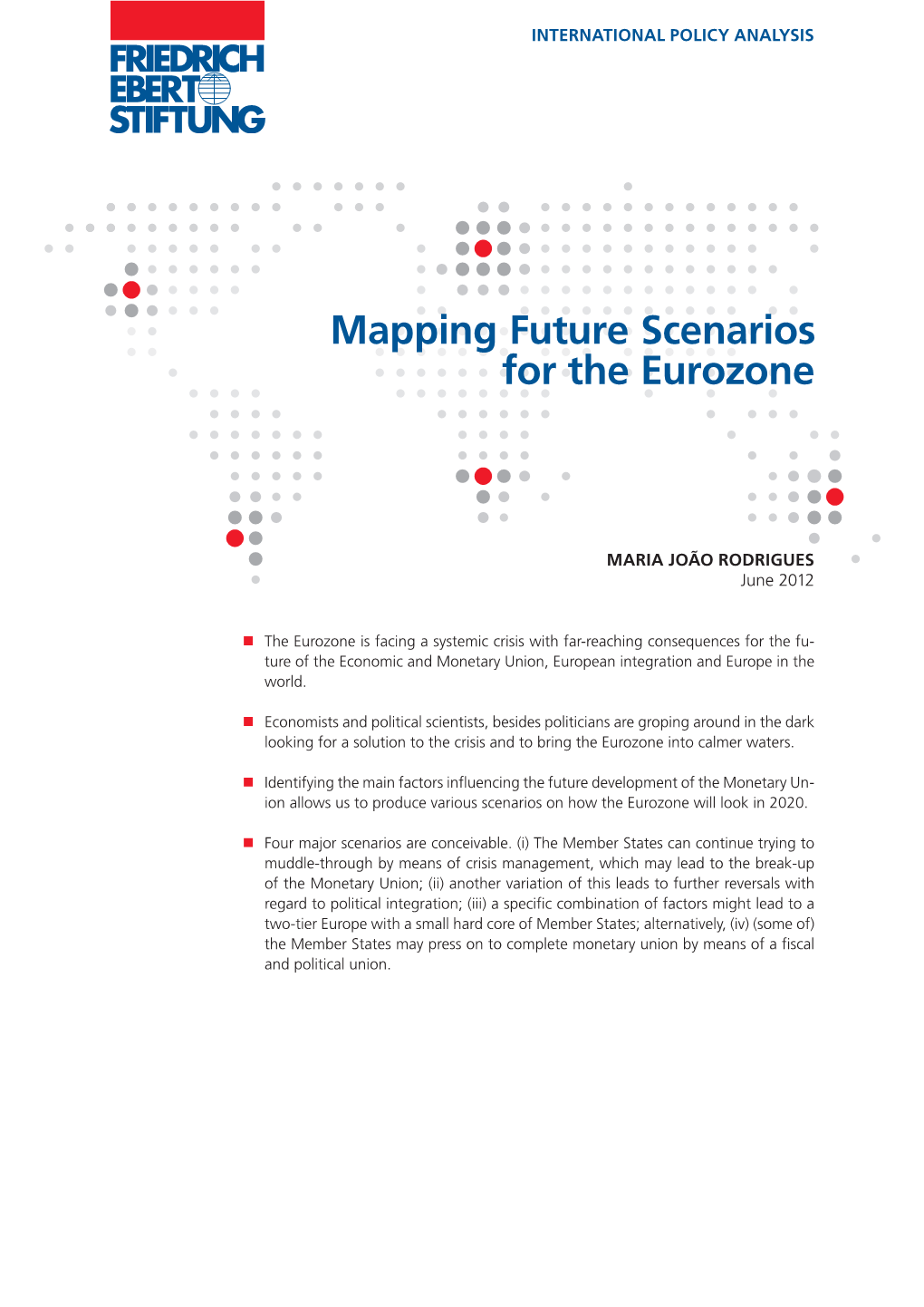 Mapping Future Scenarios for the Eurozone