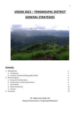Tengnoupal District General Strategies