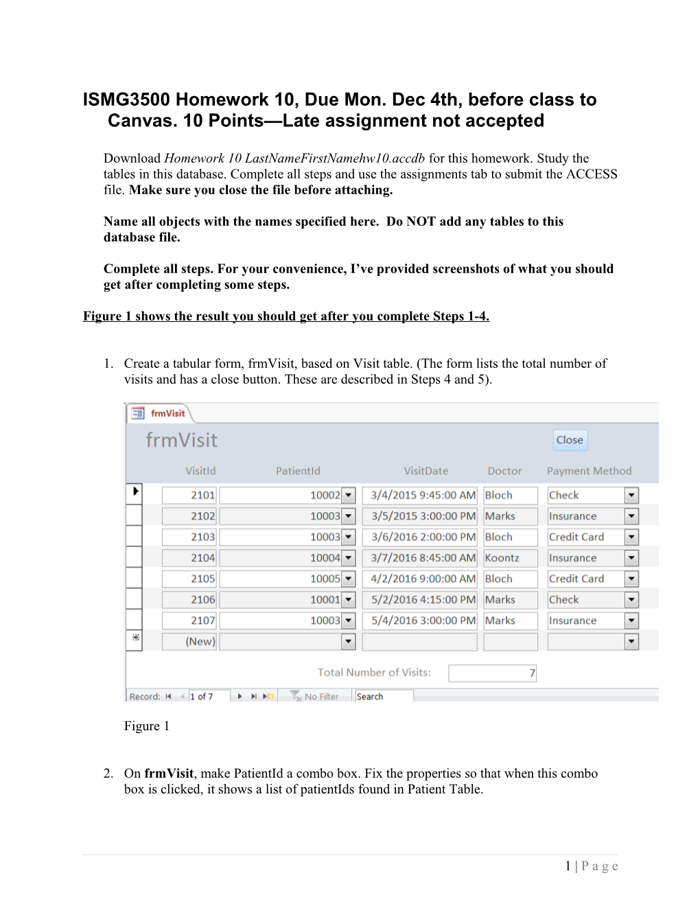 Figure 1 Shows the Result You Should Get After You Complete Steps 1-4