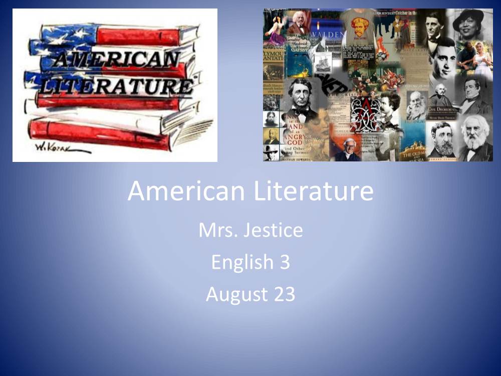 American Literature Mrs