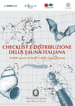 CHECKLIST E DISTRIBUZIONE DELLA FAUNA ITALIANA 10.000 Specie Terrestri E Delle Acque Interne