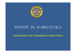 Invest in Karnataka
