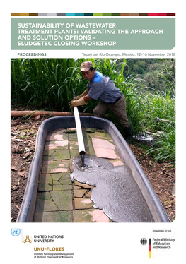 Sustainability of Wastewater Treatment Plants: Validating the Approach and Solution Options – Sludgetec Closing Workshop