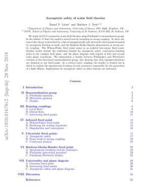 Asymptotic Safety of Scalar Field Theories