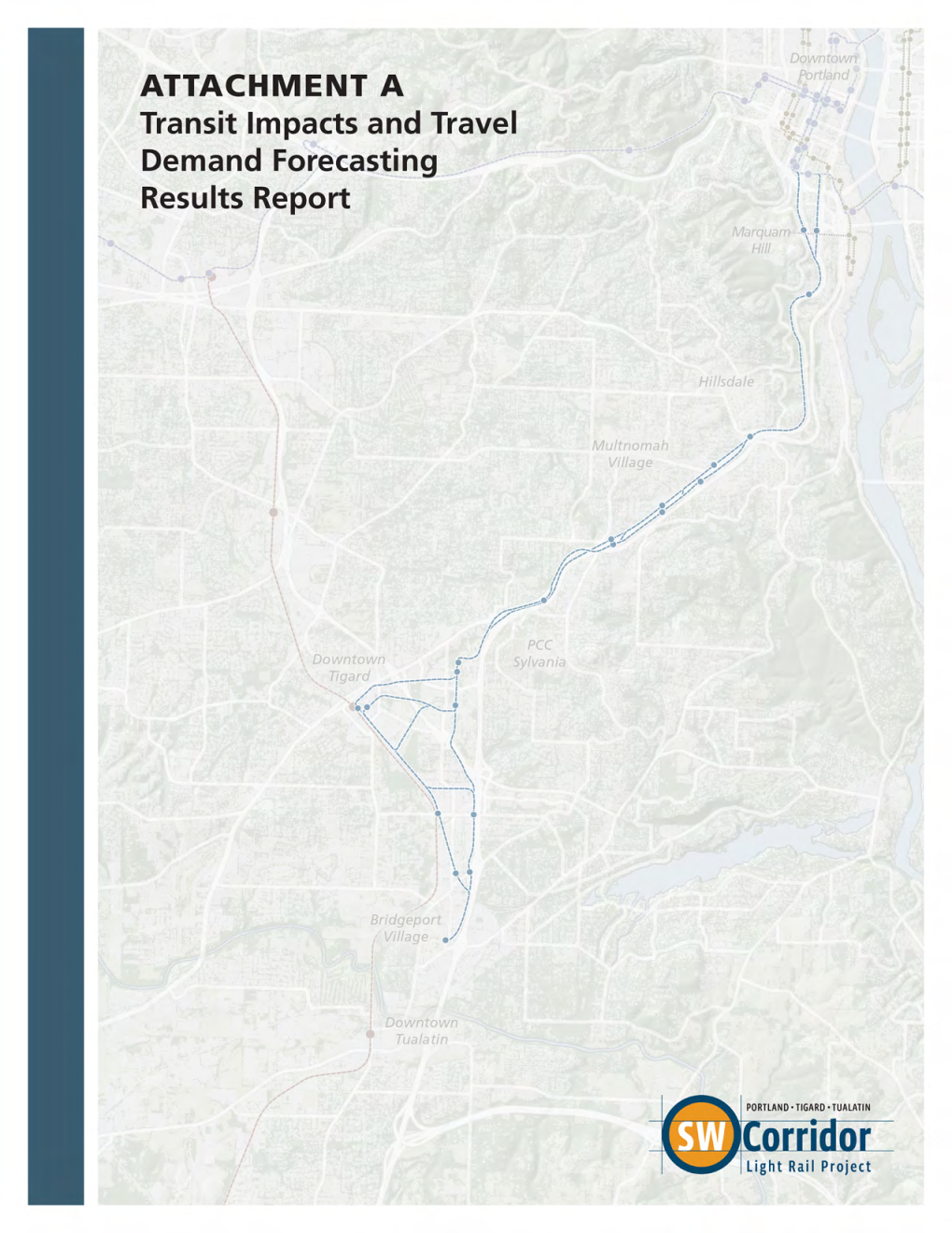 Transit Impacts and Travel Demand Forecasting Results Report
