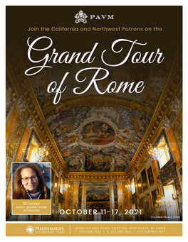 October 11-17, 2021 Colonna Palace, Rome