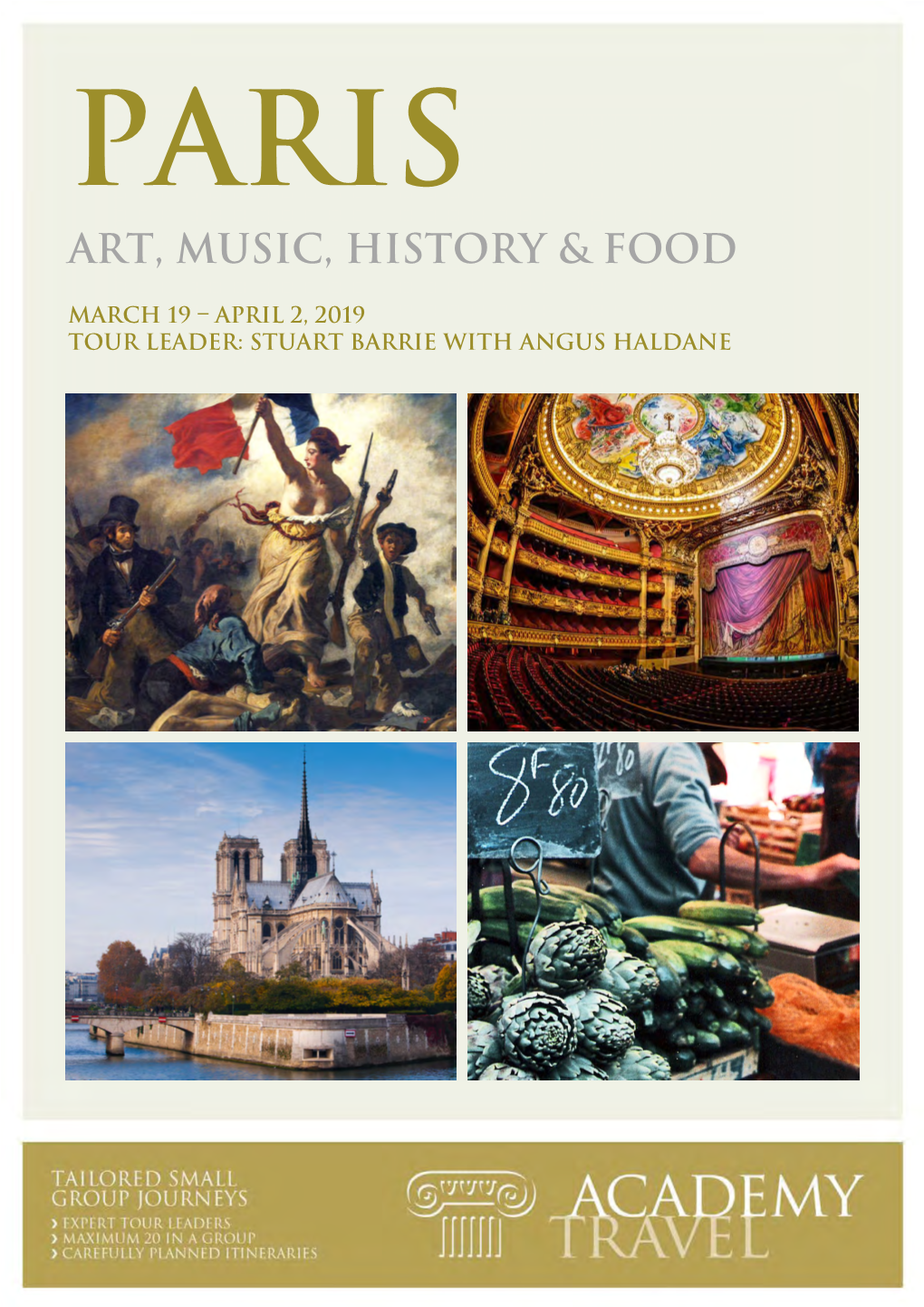 Art, Music, History & Food