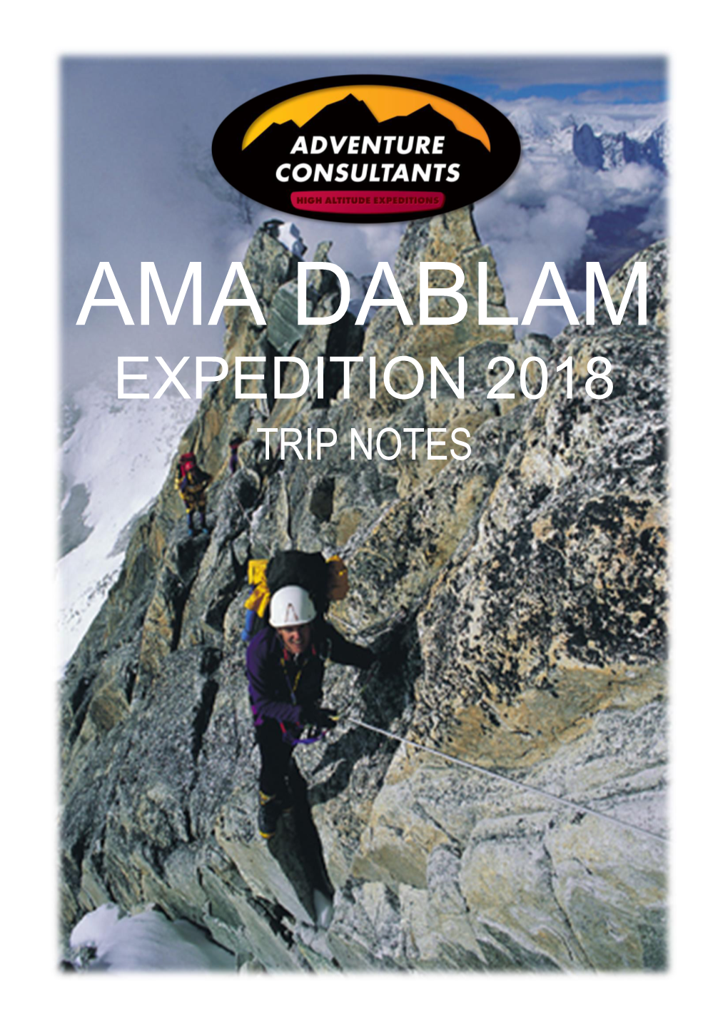 Ama Dablam Expedition 2018 Trip Notes